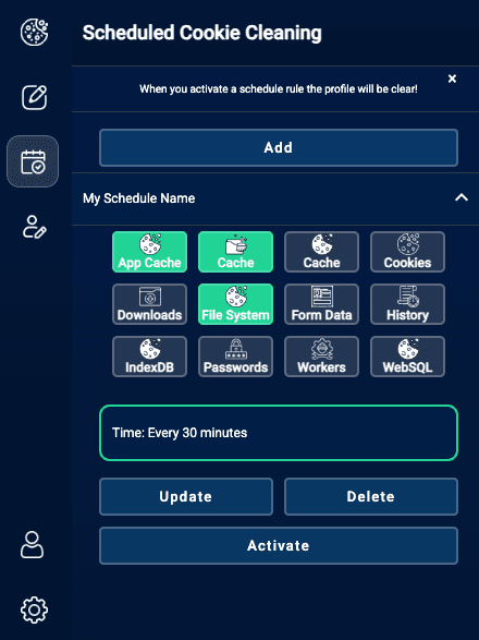Activating in the Extension